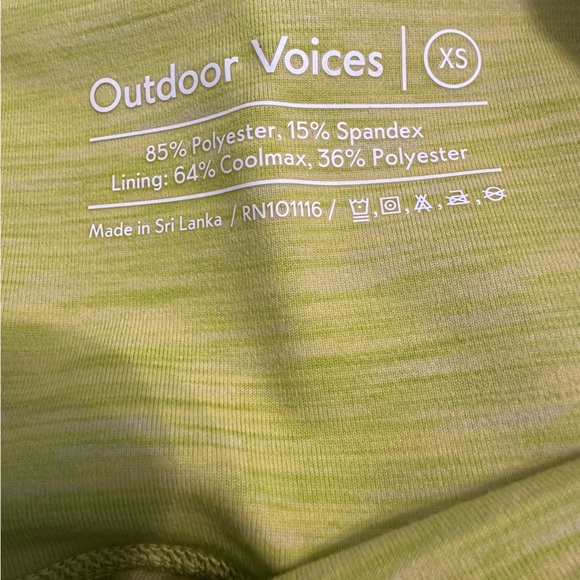 NWT Outdoor Voices Flow 7” Bike Short - Picture 7 of 9